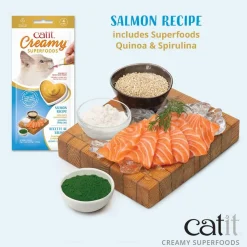 Fashion Creamy Superfood Treats Salmon with Quinoa & Spirulina Treats Crunchy, Soft, Lickable, Etc.