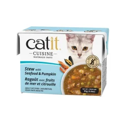 Best Cuisine Stew with Seafood, Tuna & Pumpkin Wet Cat Food Wet Food Cans, Pouches, Tetra Paks, Etc.