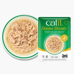 Discount Divine Shreds Wet Pouches Chicken, Liver & Broccoli Wet Food Cans, Pouches, Tetra Paks, Etc.