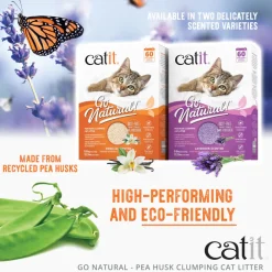 Discount Go Natural Pea Husk Litter Lavender Scented 5.6kg Supplies Collars, Scratchers, Toys, Etc.