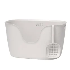 Sale Loo Litter Box in White with Scoop Supplies Collars, Scratchers, Toys, Etc.
