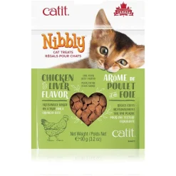New Nibbly Cat Treats Chicken & Liver Treats Crunchy, Soft, Lickable, Etc.