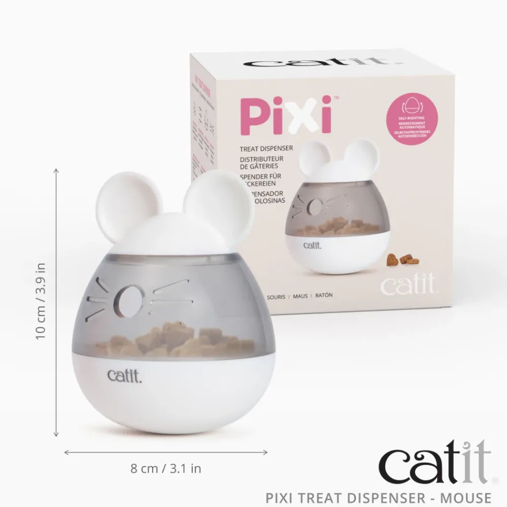 Sale Pixi Cat Treat Dispenser Mouse Supplies Collars, Scratchers, Toys, Etc.