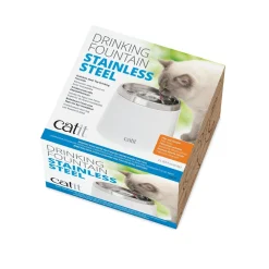Fashion Stainless Steel Top Drinking Fountain Supplies Collars, Scratchers, Toys, Etc.