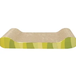 Best Style Patterned Cat Scratcher with Catnip - Jungle Stripes - Lounge Supplies Collars, Scratchers, Toys, Etc.