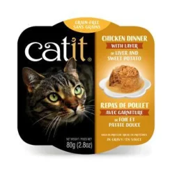 Best Wet Cat Food Chicken Dinner With Liver & Sweet Potato Wet Food Cans, Pouches, Tetra Paks, Etc.