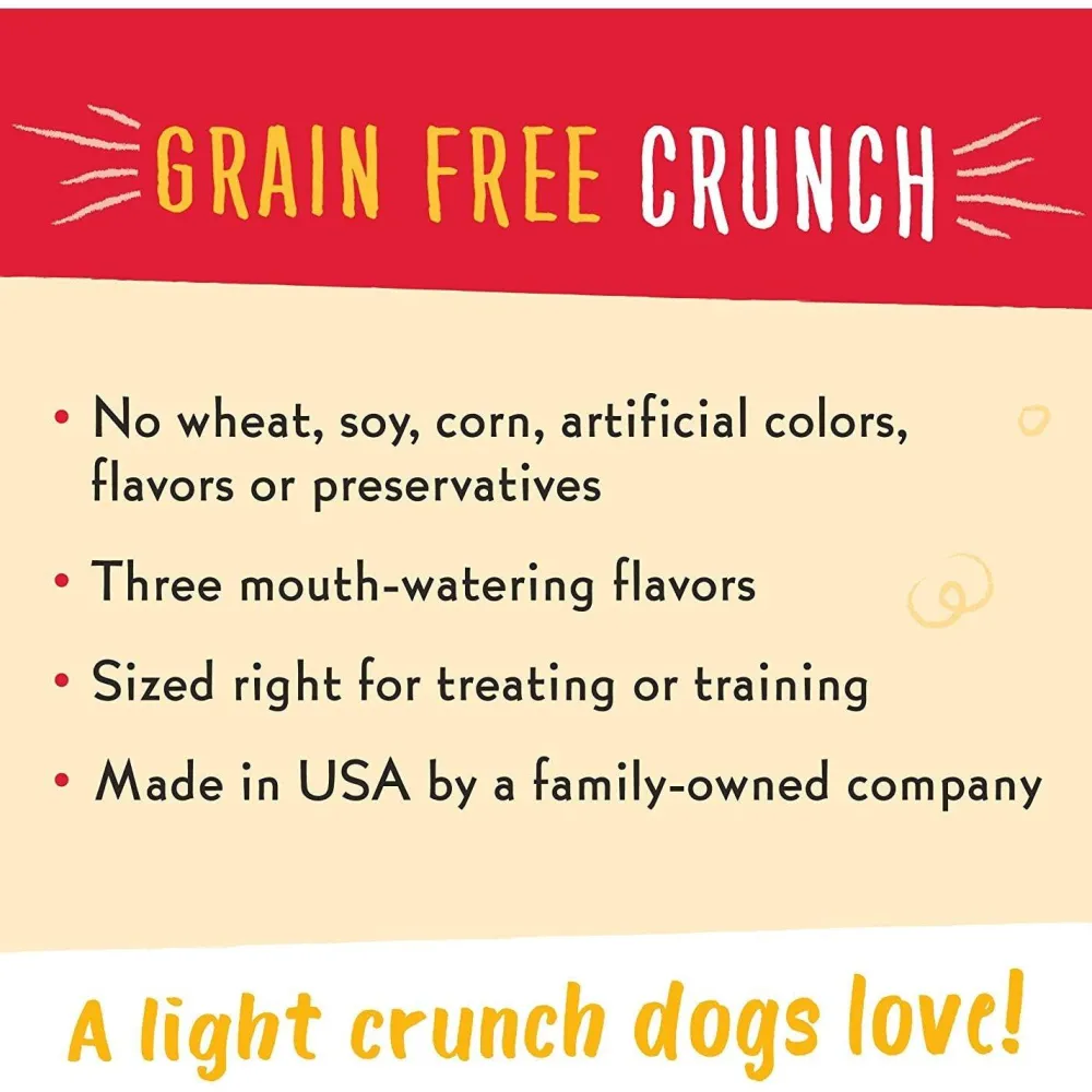 New Grain Free Crunch Bacon & Blueberry Flavour Dog Treats Treats Treats & Chews