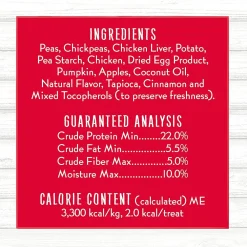 Hot Grain Free Crunch Chicken, Pumpkin & Apple Dog Treats Treats Treats & Chews