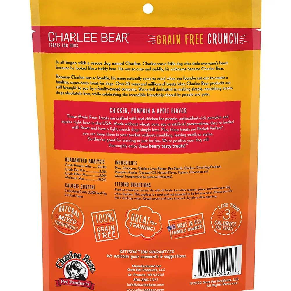 Hot Grain Free Crunch Chicken, Pumpkin & Apple Dog Treats Treats Treats & Chews