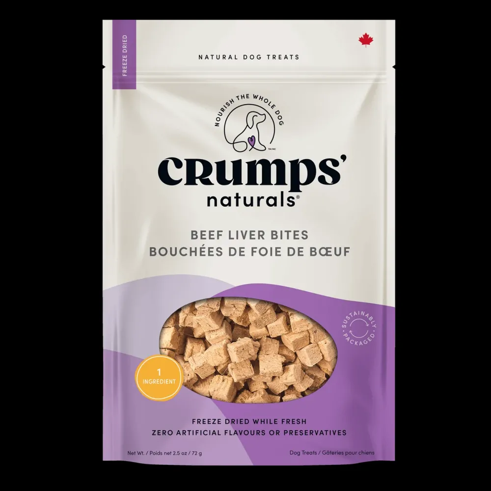 Best Crumps Naturals Beef Liver Bites Treats Treats & Chews