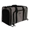 Hot Explorer Soft Expandable Bag Grey & Black Supplies Leashes, Collars, Beds, Flea & Tick, Etc.