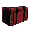 Outlet Explorer Soft Expandable Bag Burgundy & Grey Supplies Leashes, Collars, Beds, Flea & Tick, Etc.