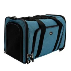 Best Explorer Soft Expandable Bag Black & Navy Supplies Leashes, Collars, Beds, Flea & Tick, Etc.