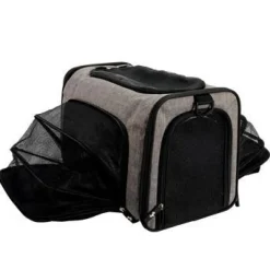 Hot Explorer Soft Expandable Bag Grey & Black Supplies Leashes, Collars, Beds, Flea & Tick, Etc.