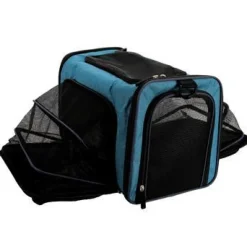 Best Explorer Soft Expandable Bag Black & Navy Supplies Leashes, Collars, Beds, Flea & Tick, Etc.