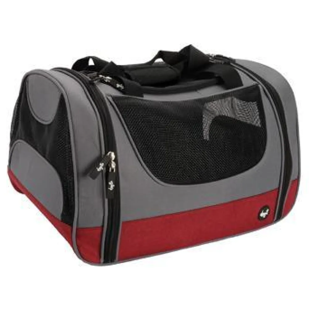 Sale Explorer Soft Tote Bag Burgundy & Grey Supplies Leashes, Collars, Beds, Flea & Tick, Etc.
