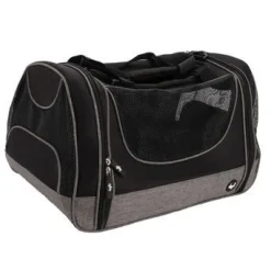 Best Explorer Soft Tote Bag Grey & Black Supplies Leashes, Collars, Beds, Flea & Tick, Etc.