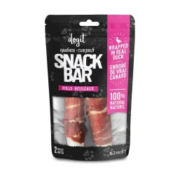 New Snack Bar Dog Treats Duck Rawhide Twist Treats Treats & Chews
