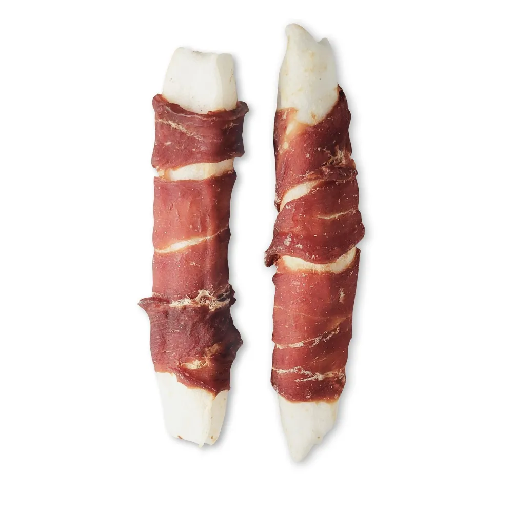 New Snack Bar Dog Treats Duck Rawhide Twist Treats Treats & Chews