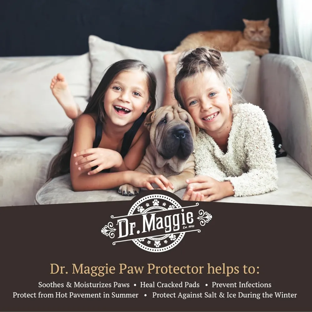 Hot Dr. Maggie Paw Protector Protective Balm for Dogs & Cats Supplies Leashes, Collars, Beds, Flea & Tick, Etc.