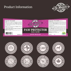 Hot Dr. Maggie Paw Protector Protective Balm for Dogs & Cats Supplies Leashes, Collars, Beds, Flea & Tick, Etc.