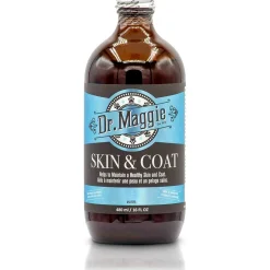 New Dr. Maggie Skin and Coat Omega 3 Supplement with Fish Oil, Flax, and Olive Oil Supplies Leashes, Collars, Beds, Flea & Tick, Etc.