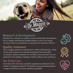 New Dr. Maggie Skin and Coat Omega 3 Supplement with Fish Oil, Flax, and Olive Oil Supplies Leashes, Collars, Beds, Flea & Tick, Etc.
