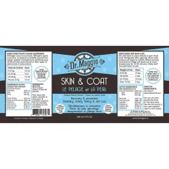 New Dr. Maggie Skin and Coat Omega 3 Supplement with Fish Oil, Flax, and Olive Oil Supplies Leashes, Collars, Beds, Flea & Tick, Etc.