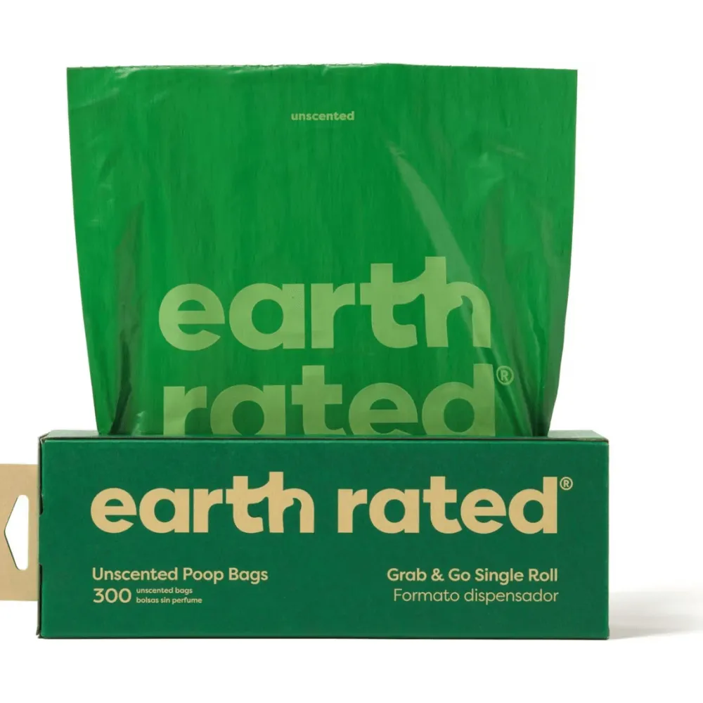 Hot 300 Unscented Dog Waste Bags on a Single Roll Supplies Leashes, Collars, Beds, Flea & Tick, Etc.