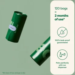 Hot Eco-Friendly Lavender Scented Poop Bags Supplies Leashes, Collars, Beds, Flea & Tick, Etc.