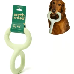 Clearance Green Rubber Tug Toy Supplies Leashes, Collars, Beds, Flea & Tick, Etc. | Toys Interactive, Plush, Etc.