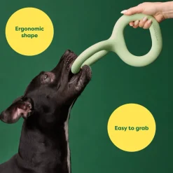 Clearance Green Rubber Tug Toy Supplies Leashes, Collars, Beds, Flea & Tick, Etc. | Toys Interactive, Plush, Etc.