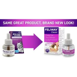 Clearance Classic Calming Diffuser Refill for Cats, 30 day Supplies Collars, Scratchers, Toys, Etc.