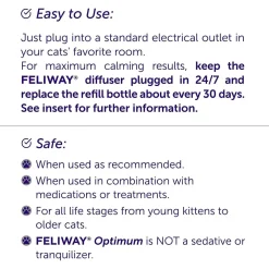 Online Optimum Cat, Enhanced Calming Pheromone Diffuser, 30 Day Starter Kit Supplies Collars, Scratchers, Toys, Etc.
