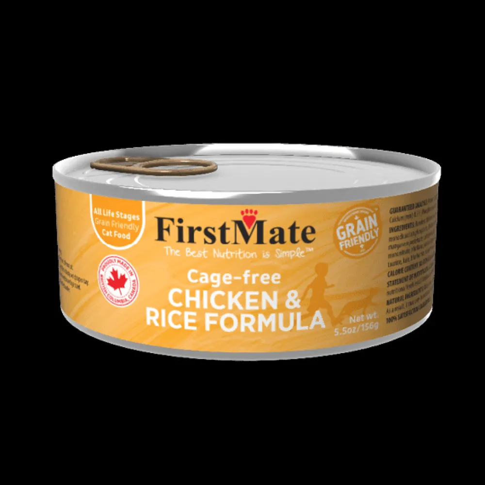 Outlet Grain Friendly Cage-Free Chicken & Rice Canned Cat Food Wet Food Cans, Pouches, Tetra Paks, Etc.