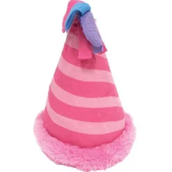 Fashion Plush Birthday Hat Dog Toy Pink Supplies Leashes, Collars, Beds, Flea & Tick, Etc. | Toys Interactive, Plush, Etc.