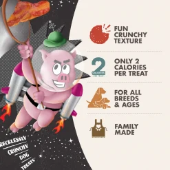 Fashion Crunchy O's Bacon Blasters Dog Treats Treats Treats & Chews
