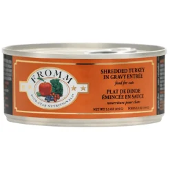 Fashion Four Star Canned Cat Food Shredded Turkey in Gravy Entree Wet Food Cans, Pouches, Tetra Paks, Etc.