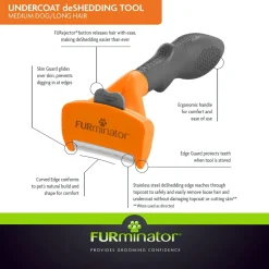 Outlet ® Long Hair Undercoat deShedding Dog Tool Supplies Leashes, Collars, Beds, Flea & Tick, Etc.