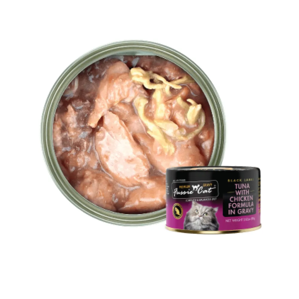 Discount Premium Tuna With Chicken in Gravy Wet Food Cans, Pouches, Tetra Paks, Etc.