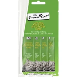 Best Puree Tubes Chicken with Duck in Goats Milk Treats Crunchy, Soft, Lickable, Etc.