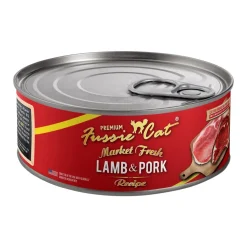 Sale Fussie Market Fresh Lamb & Pork Canned Cat Food Wet Food Cans, Pouches, Tetra Paks, Etc.
