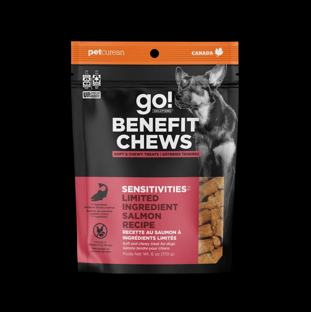 Online Benefit Chews Sensitivities Limited Ingredient Soft and Chewy Treats Salmon Recipe For Dogs Treats Treats & Chews