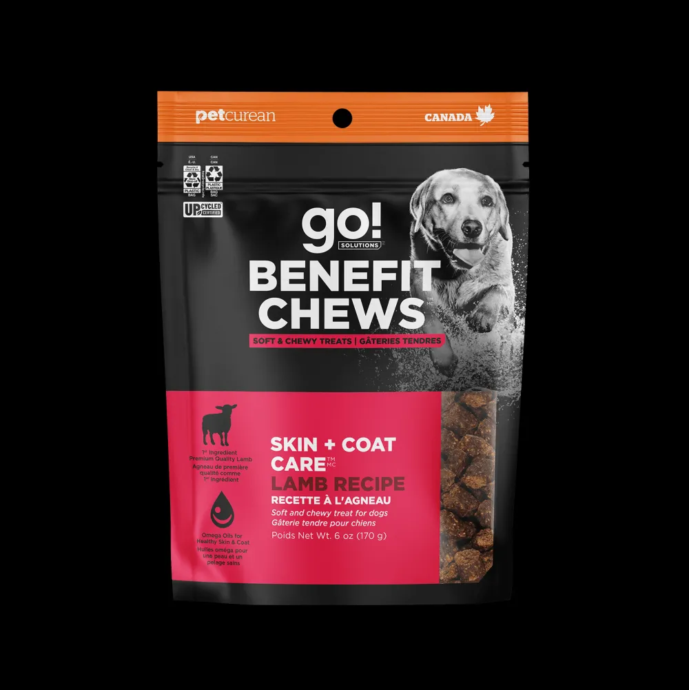 Outlet Benefit Chews Skin + Coat Soft and Chewy Treats Lamb Recipe For Dogs Treats Treats & Chews
