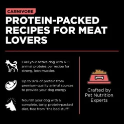 Fashion Carnivore Grain Free Salmon + Cod Recipe for dogs Food Dry, Wet, Freeze Dried, Etc.