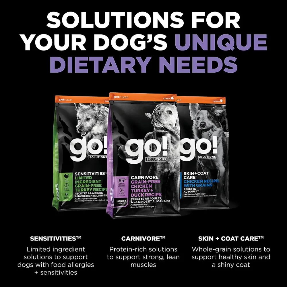 Sale Carnivore Grain-Free Chicken, Turkey + Duck Adult Senior Recipe for dogs Food Dry, Wet, Freeze Dried, Etc.