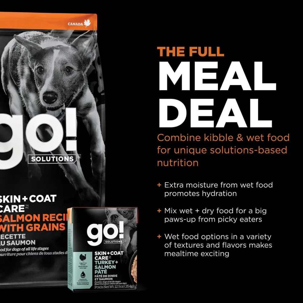 Hot Skin + Coat Care Salmon Recipe With Grains for dogs Food Dry, Wet, Freeze Dried, Etc.