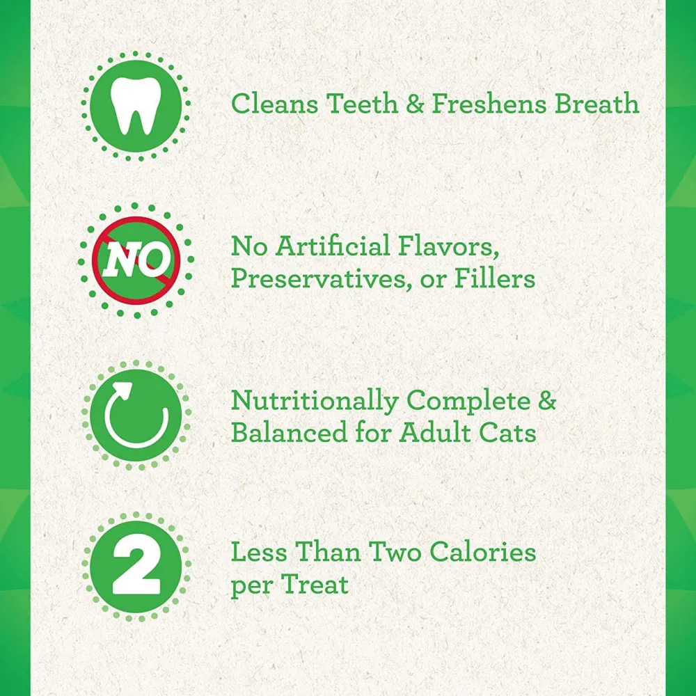 Online Feline Natural Dental Care Cat Treats Oven Roasted Chicken Flavour Treats Crunchy, Soft, Lickable, Etc.