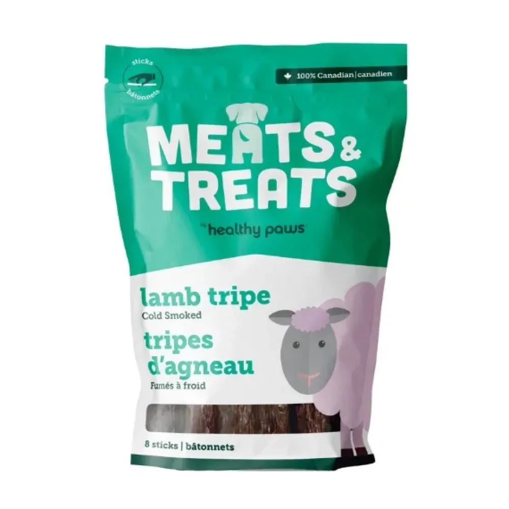 Discount Meats & Treats Cold Smoked Tripe Stick Lamb Treats Treats & Chews