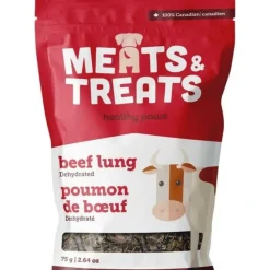 New Meats & Treats Dehydrated Beef Lung Treats Treats & Chews